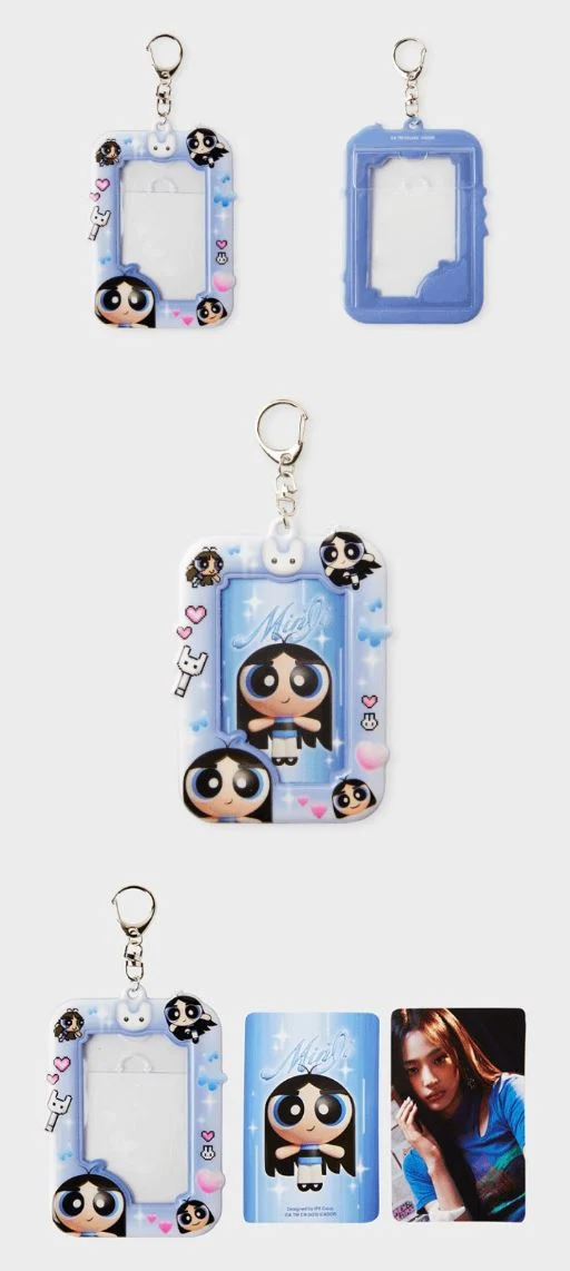NEWJEANS - PHOTO HOLDER KEYRING (THE POWERPUFF GIRLS X NJ)