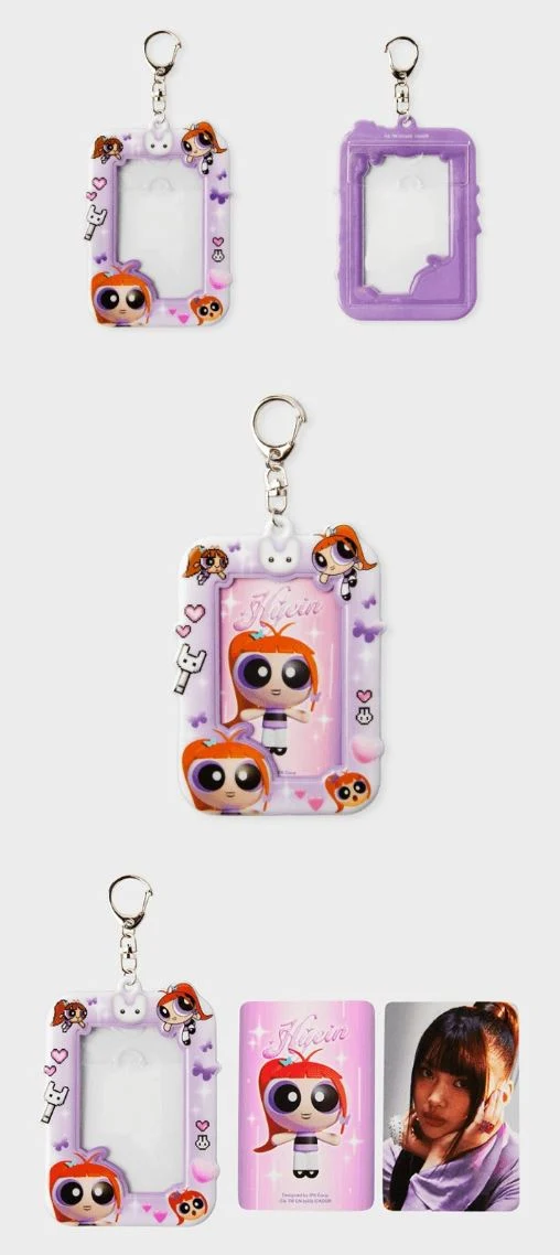 NEWJEANS - PHOTO HOLDER KEYRING (THE POWERPUFF GIRLS X NJ)