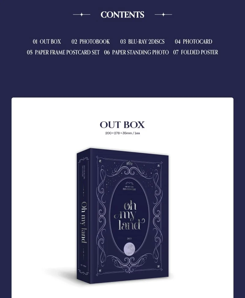 OH MY GIRL - 2023 FAN CONCERT (OH MY LAND) BLU-RAY
