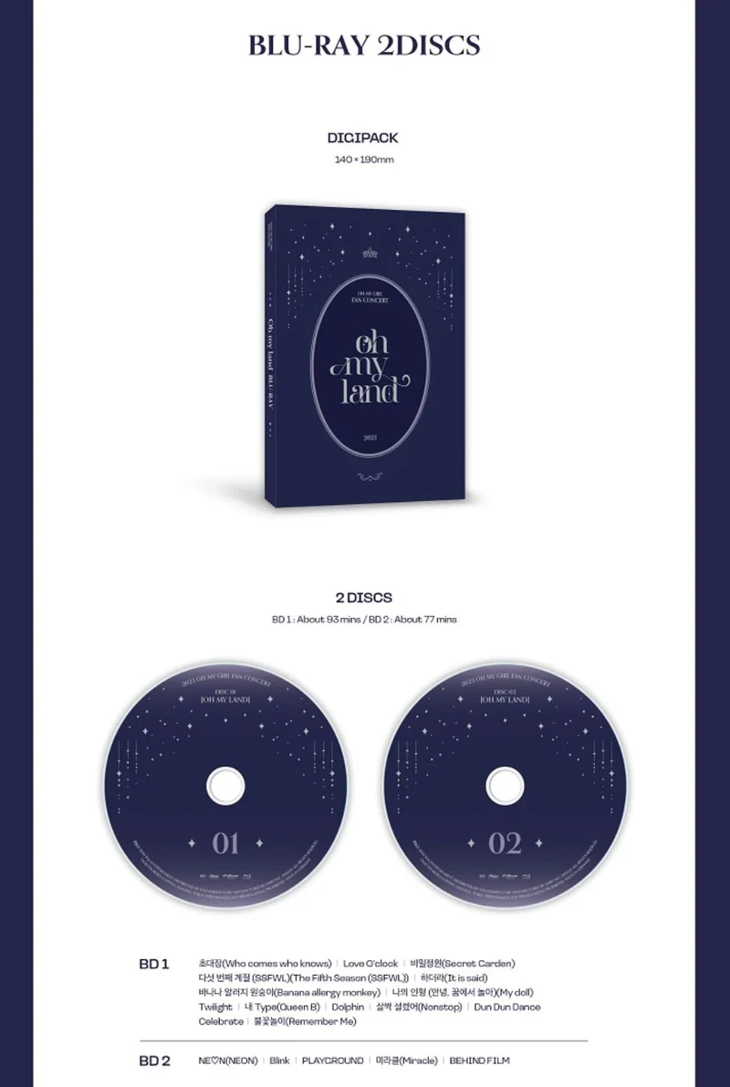 OH MY GIRL - 2023 FAN CONCERT (OH MY LAND) BLU-RAY