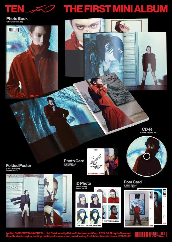 TEN (NCT) - TEN (THE 1ST MINI ALBUM) PHOTOBOOK VER.