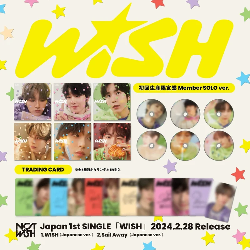 NCT WISH - WISH (JAPAN 1ST SINGLE ALBUM) MEMBER VER.
