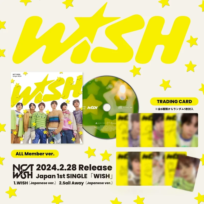 NCT WISH - WISH (JAPAN 1ST SINGLE ALBUM)