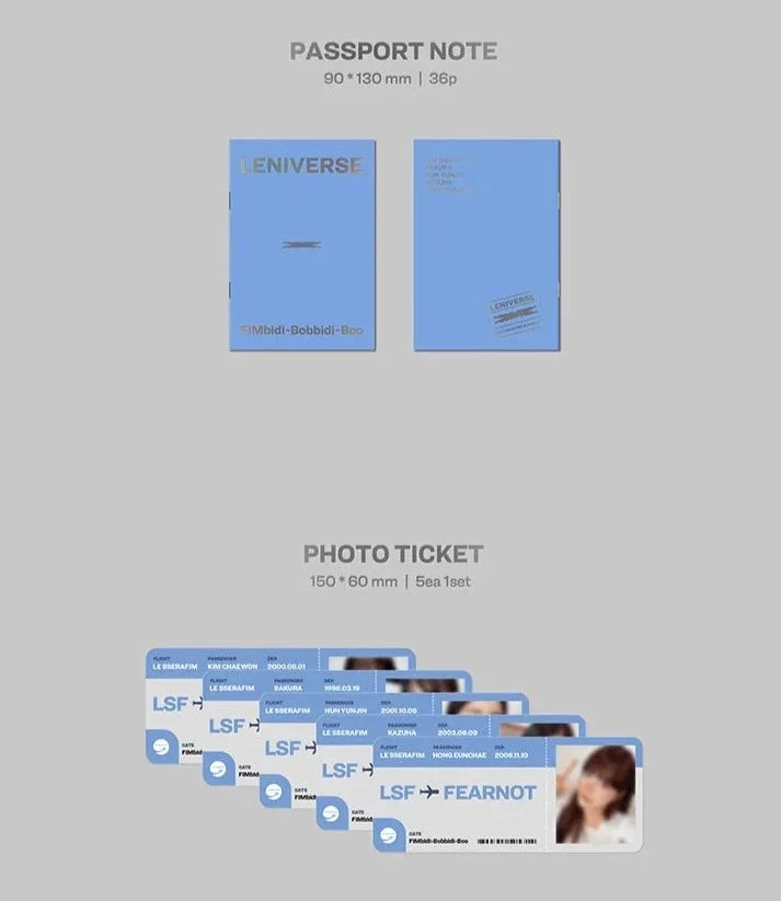 LE SSERAFIM - LENIVERSE PHOTOBOOK: FIMBIDI-BOBBIDI-BOO