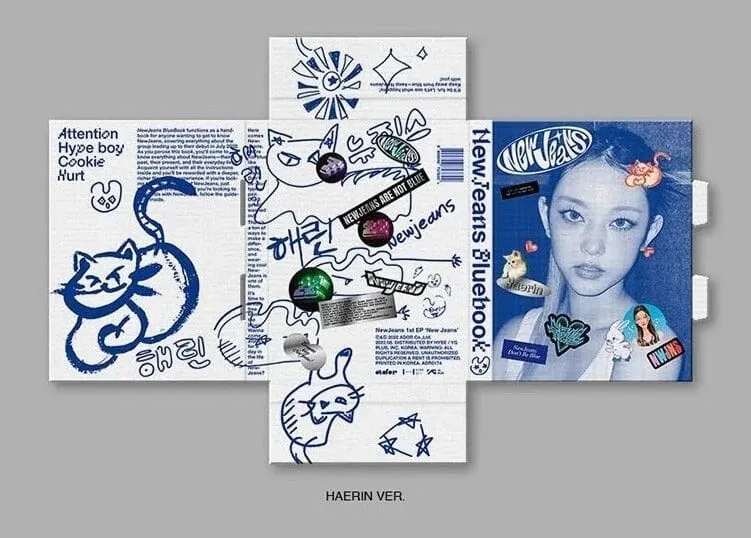 NewJeans - 1st EP [New Jeans] Bluebook Ver.