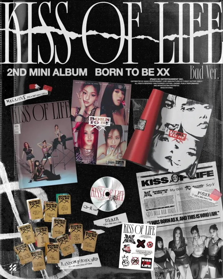 KISS OF LIFE - BORN TO BE XX (2ND MINI ALBUM)
