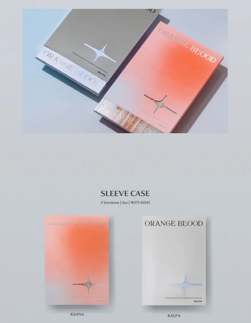 ENHYPEN - ORANGE BLOOD (5TH MINI ALBUM) STANDARD VER. + BDM Photocard
