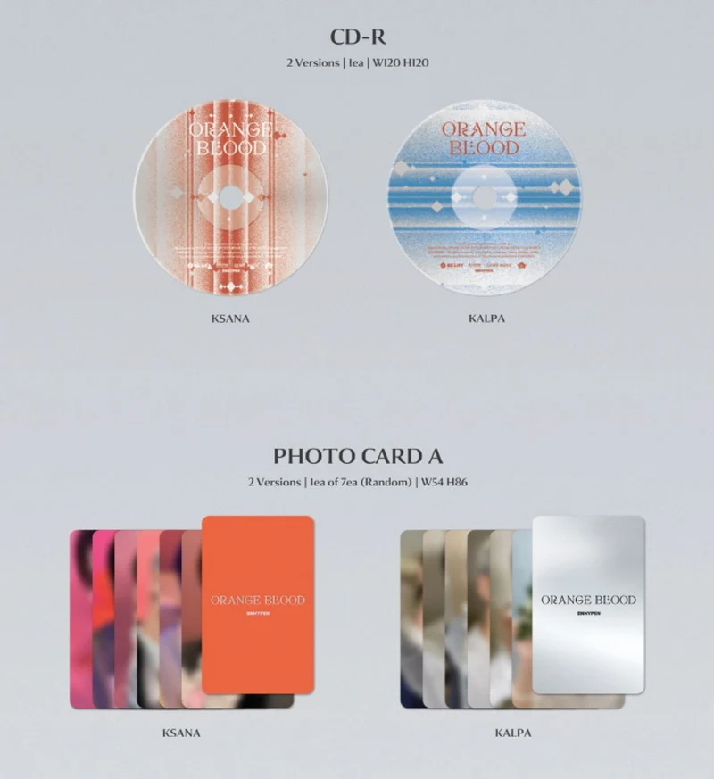 ENHYPEN - ORANGE BLOOD (5TH MINI ALBUM) STANDARD VER.