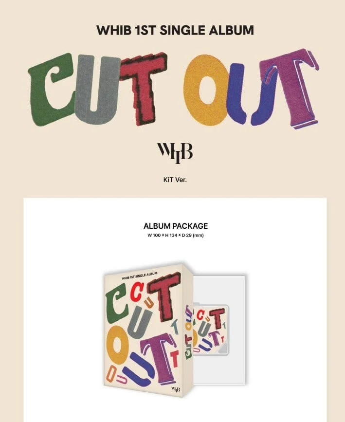 WHIB - CUT OUT (1ST SINGLE ALBUM) KIT ALBUM