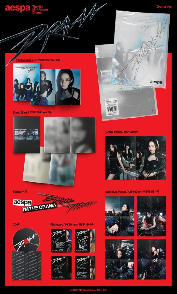 AESPA - DRAMA (4TH MINI ALBUM) DRAMA VER.