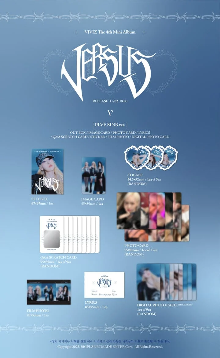 VIVIZ - VERSUS (4TH MINI ALBUM) PLVE VER.