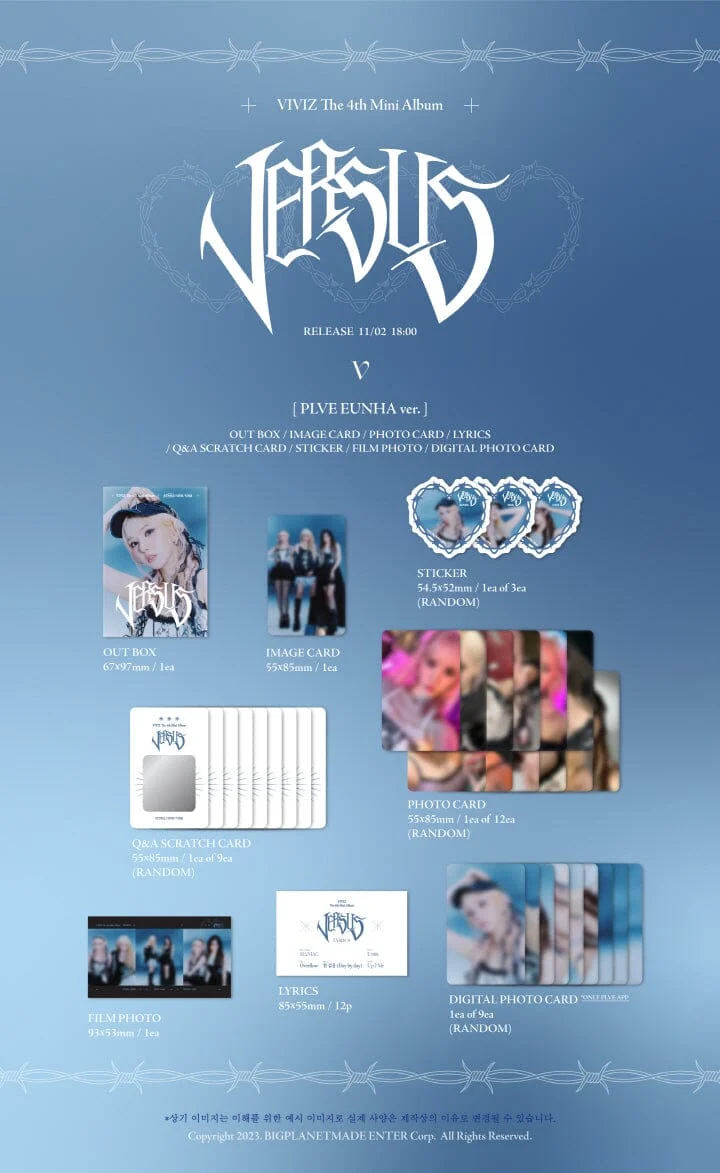 VIVIZ - VERSUS (4TH MINI ALBUM) PLVE VER.