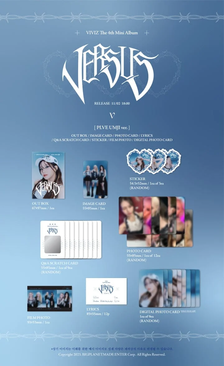 VIVIZ - VERSUS (4TH MINI ALBUM) PLVE VER.