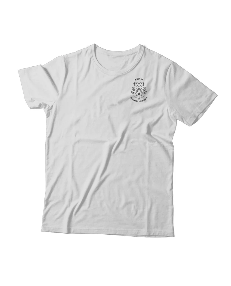 Kike M - Camiseta "Cantares de Arcilla" Blanca