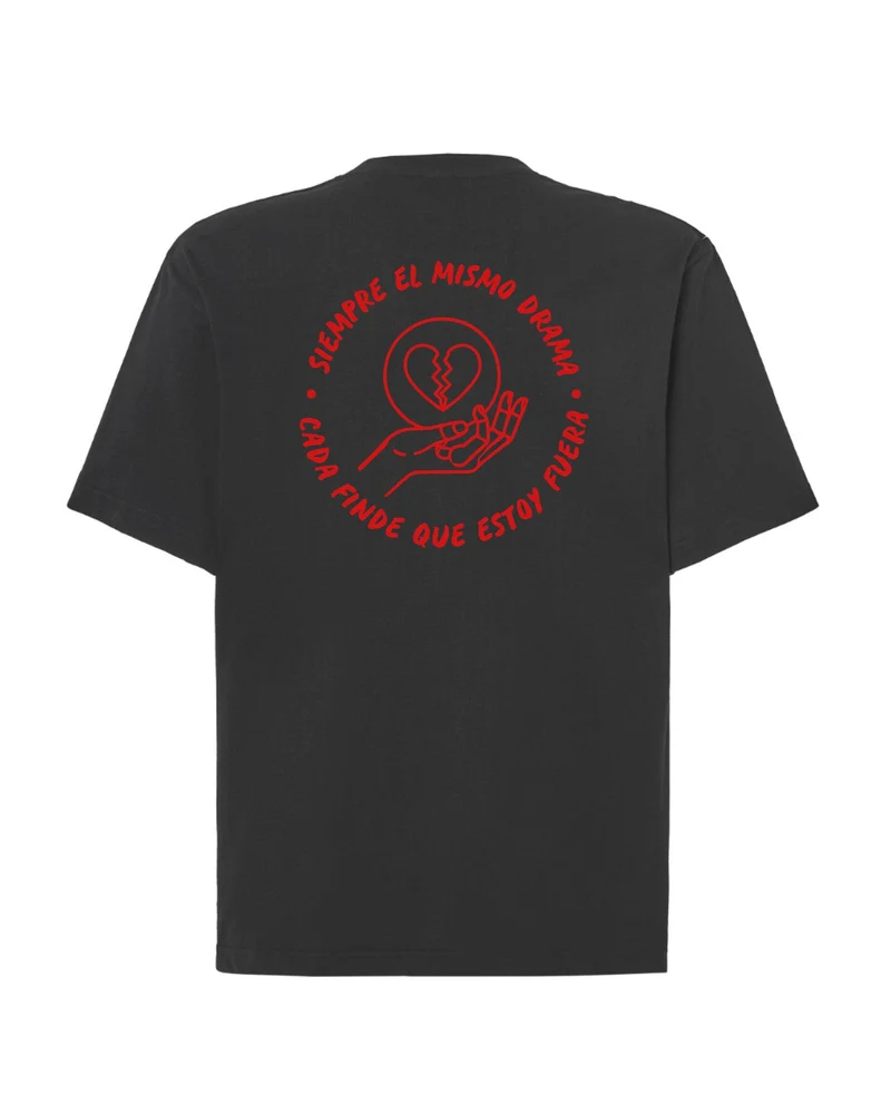 Éxtasis - Camiseta Oversize "Siempre el mismo drama"