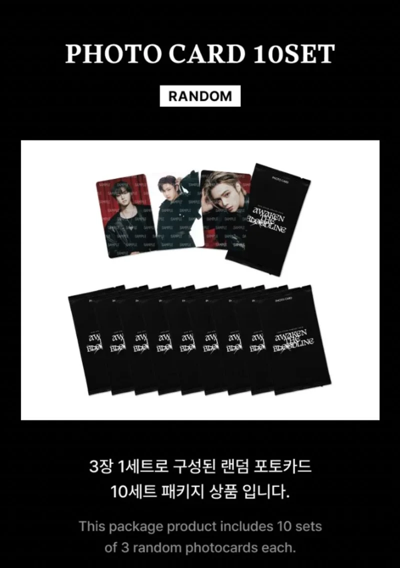 &TEAM - PHOTO CARD (2025 CONCERT TOUR 'AWAKEN THE BLOODLINE' OFFICIAL MD)