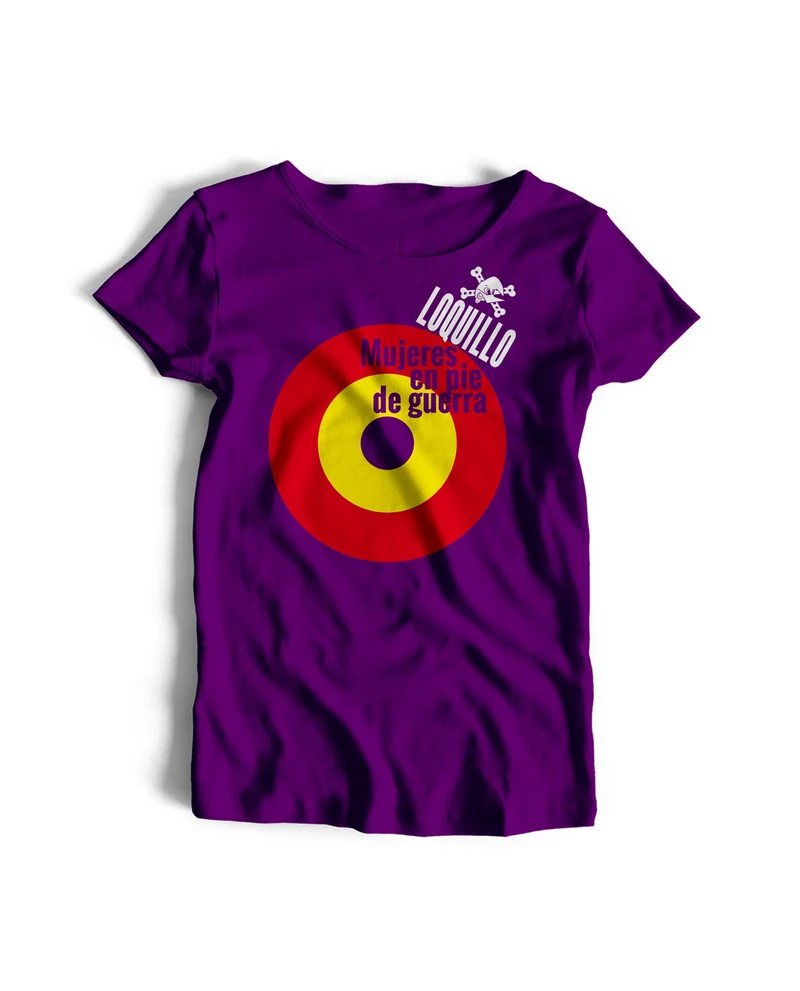 Loquillo - Camiseta "Mujeres en pie de guerra"