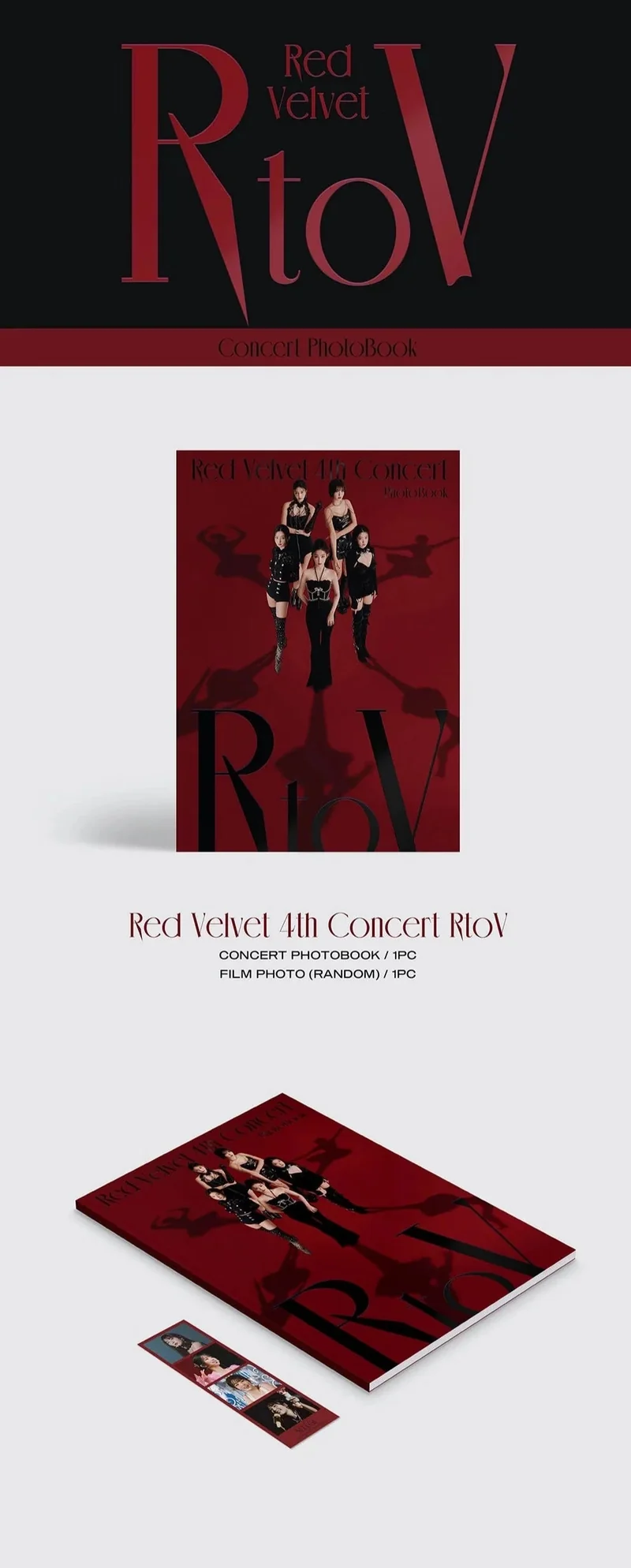 RED VELVET - R TO V CONCERT PHOTOBOOK