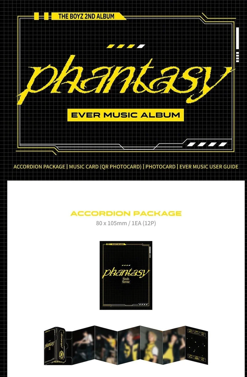 THE BOYZ - PHANTASY PT.2 SIXTH SENSE (EVER MUSIC ALBUM VER.)