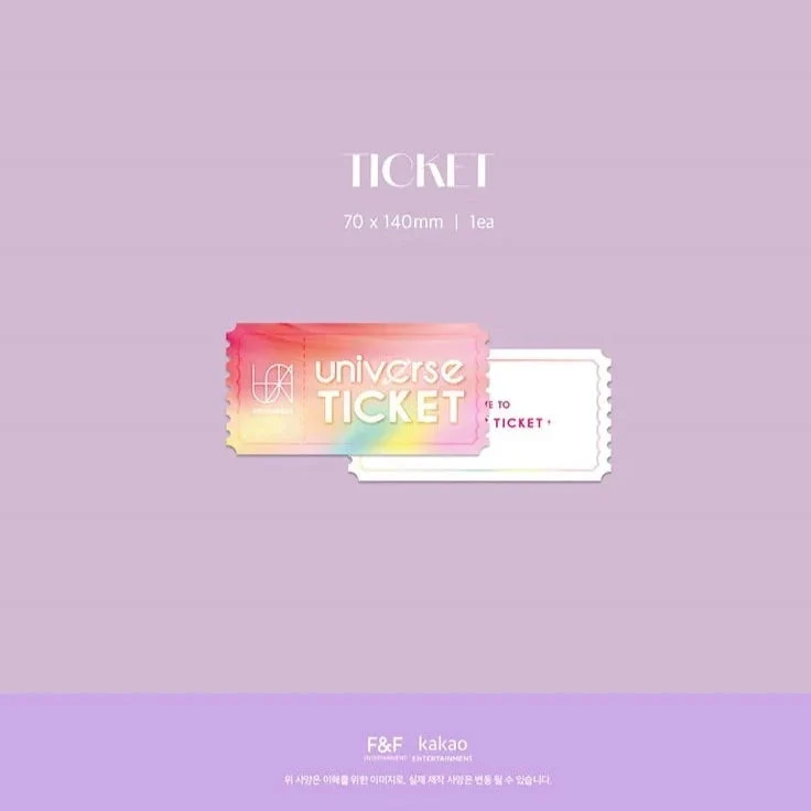 SBS UNIVERSE TICKET - UNIVERSE TICKET