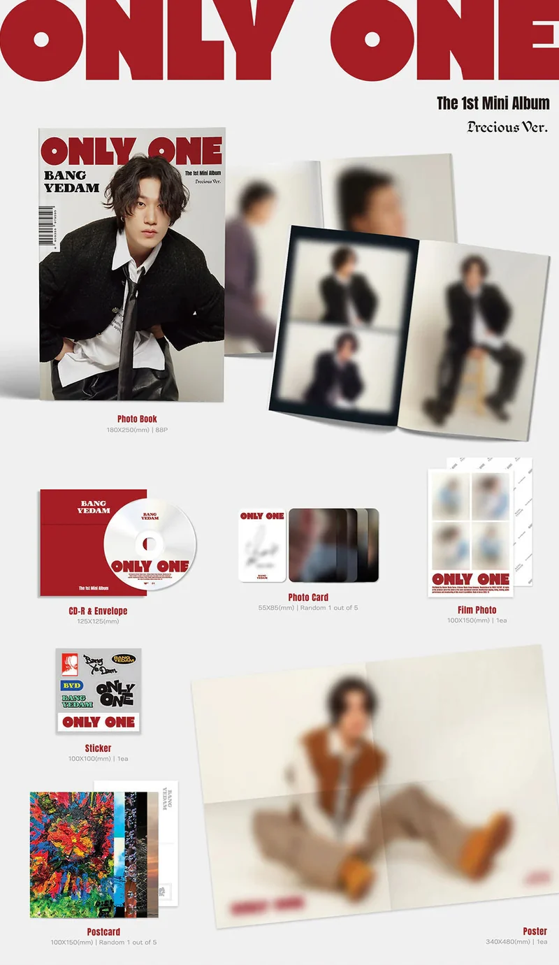 BANG YE DAM (TREASURE) - ONLY ONE (1ST MINI ALBUM)