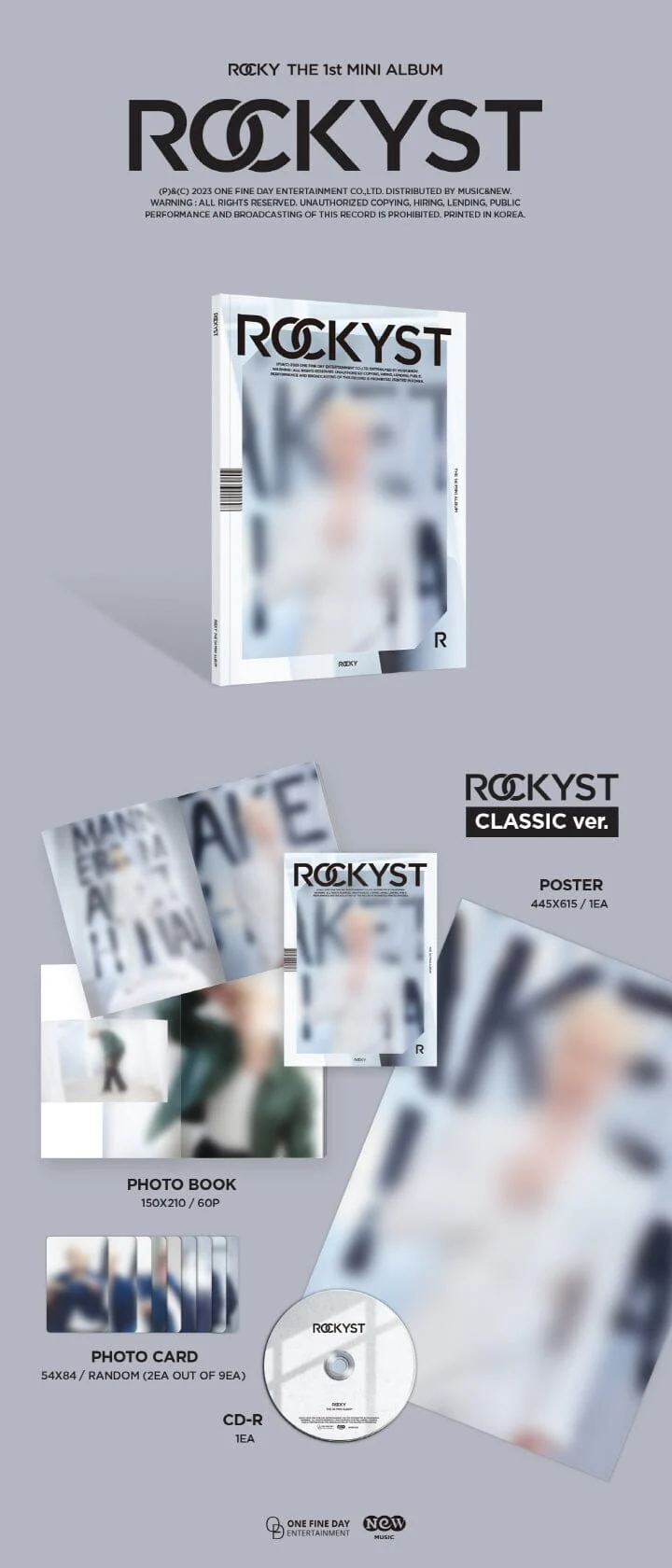 ROCKY (ASTRO) - ROCKYST (1ST MINI ALBUM)