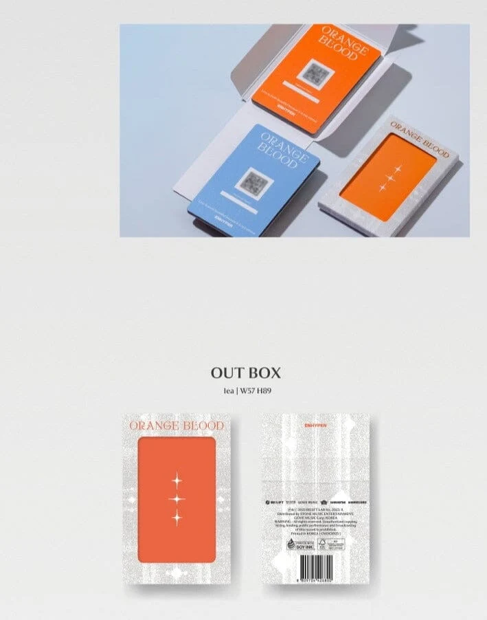 ENHYPEN - ORANGE BLOOD (WEVERSE ALBUMS VER.)