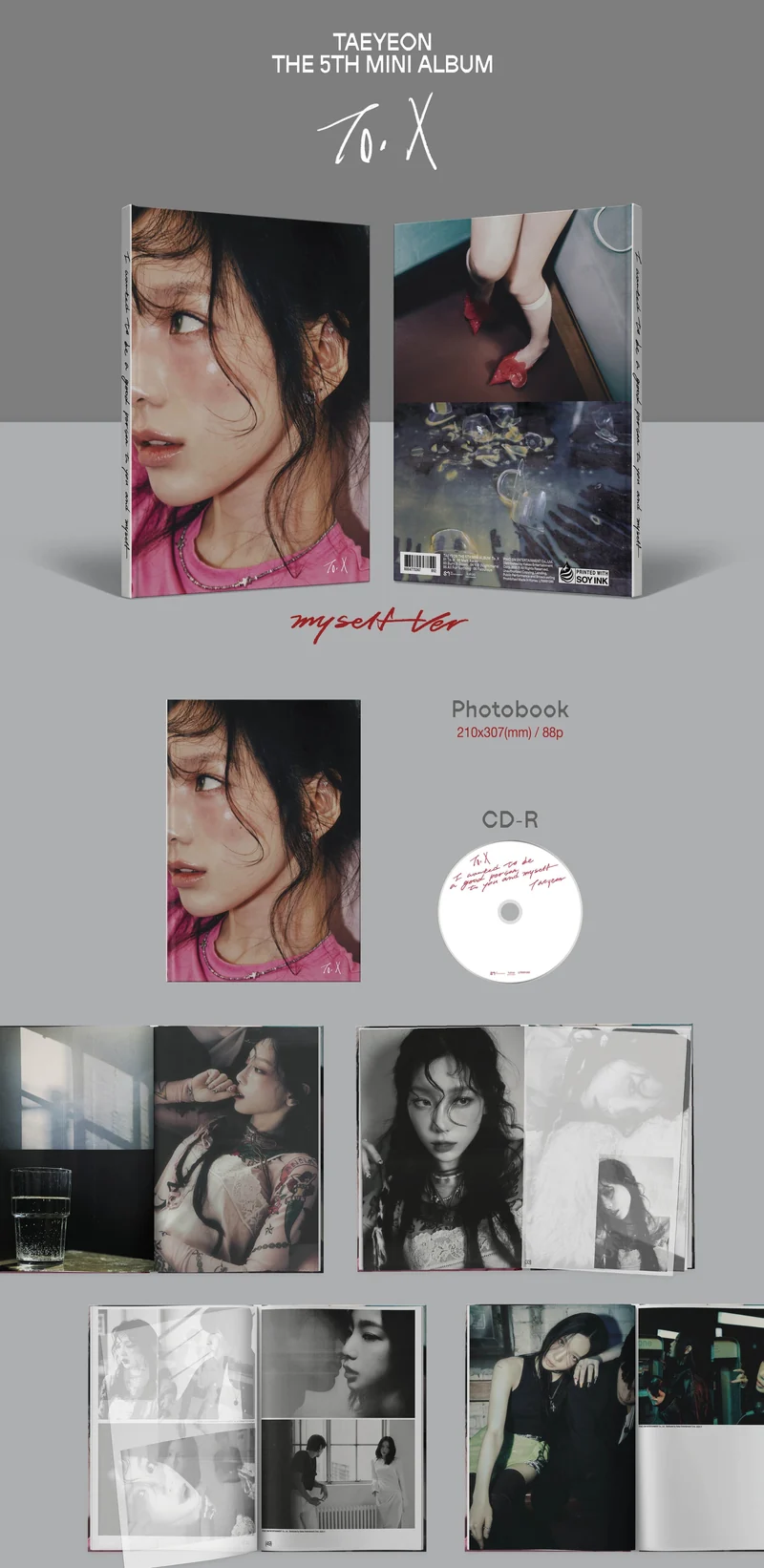 TAEYEON (SNSD) - TO. X (5TH MINI ALBUM)