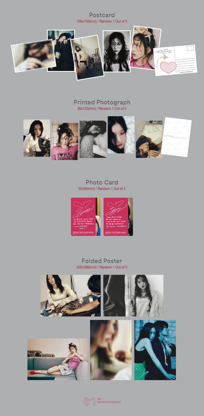 TAEYEON (SNSD) - TO. X (5TH MINI ALBUM)