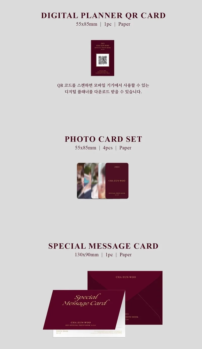 CHA EUN WOO (ASTRO) - OFFICIAL PHOTO BOOK IN LA