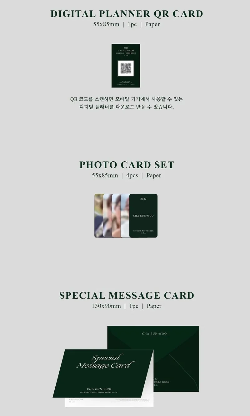 CHA EUN WOO (ASTRO) - OFFICIAL PHOTO BOOK IN LA