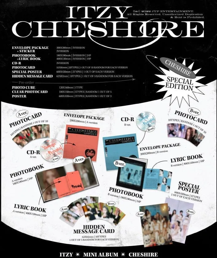 ITZY - CHESHIRE Jewel Case [SPECIAL EDITION]