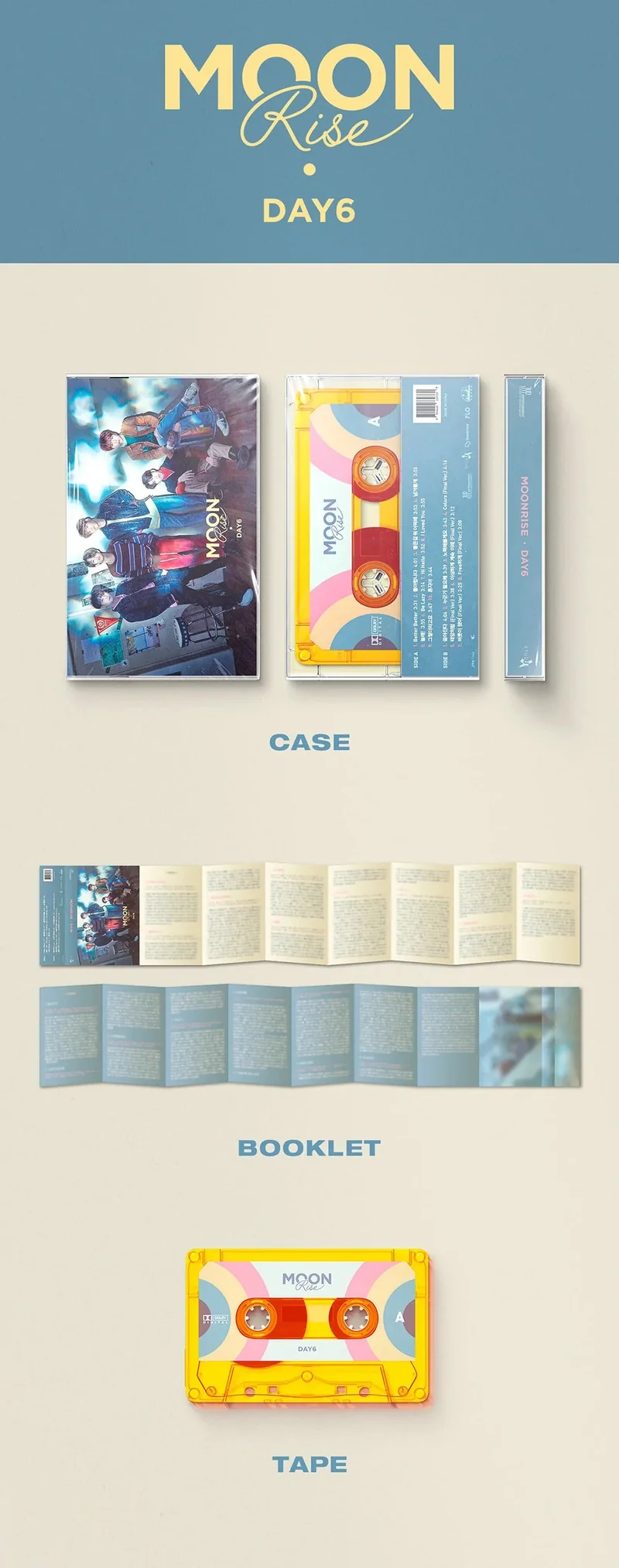 DAY6 - MOONRISE CASSETTE TAPE VER. (FULL ALBUM)