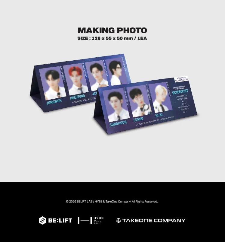 ENHYPEN - WORLD COUPON CARD COLLECTION (SCIENTIST VER.)