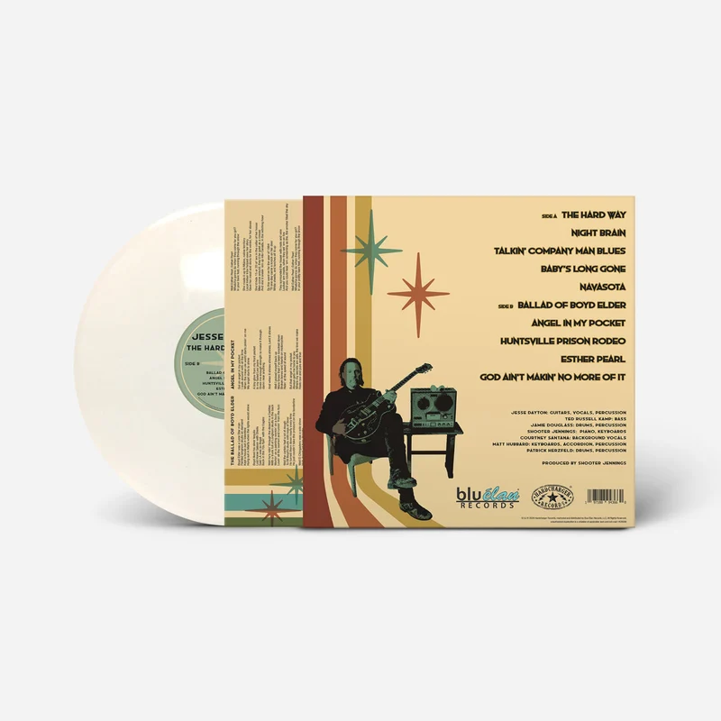 Jesse Dayton | The Hard Way Blues [White vinyl]