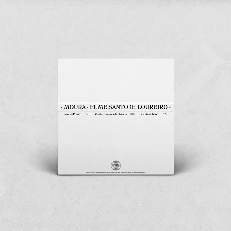 Moura | Fume santo de loureiro [Clear silk-screen]