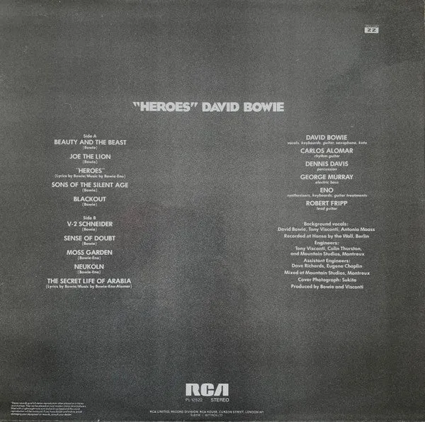 David Bowie ‎| "Heroes"