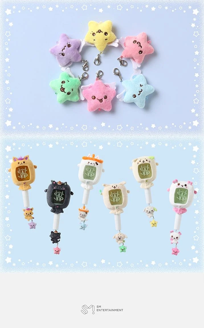 NCT WISH - FANLIGHT MINI DOLL KEY RING (ASIA TOUR 'LOG IN' MD)