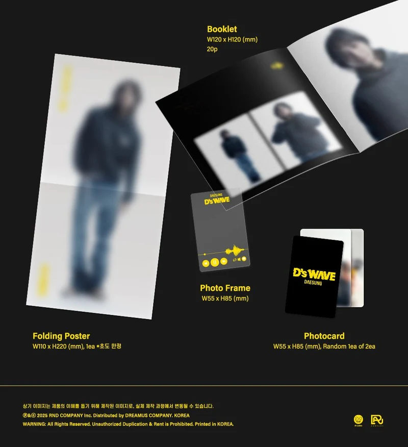 DAESUNG (BIGBANG) - D’S WAVE (BLACK VER.)