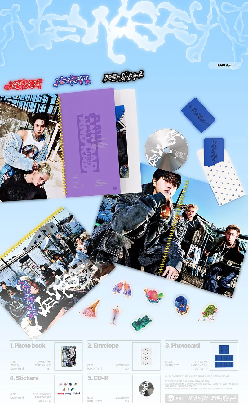 NEWBEAT - RAW AND RAD (PHOTOBOOK)