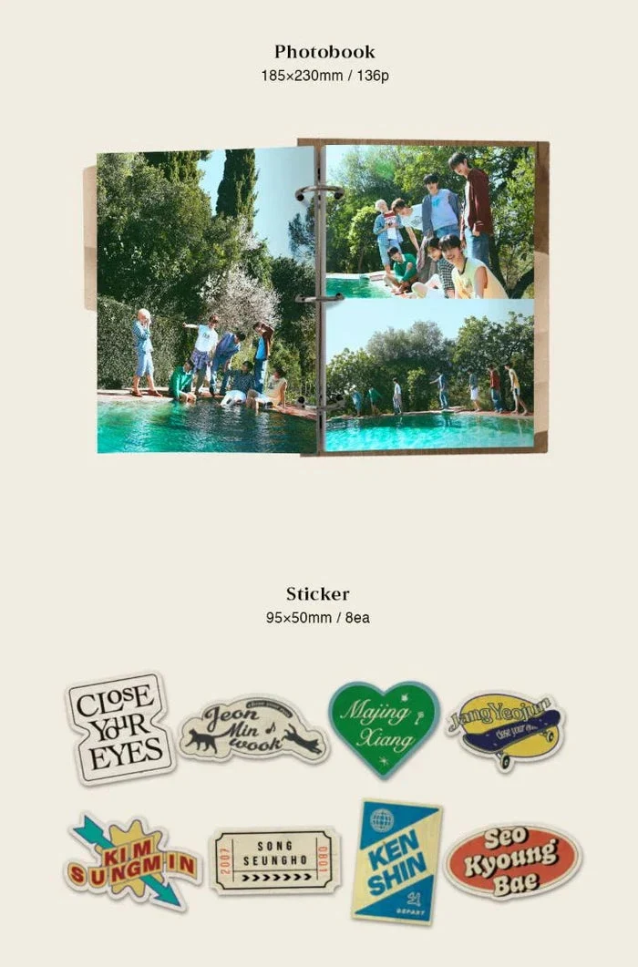 CLOSE YOUR EYES - ETERNALT (PHOTOBOOK VER.) + BDM Photocard