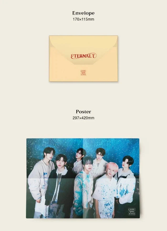 CLOSE YOUR EYES - ETERNALT (PHOTOBOOK VER.) + BDM Photocard