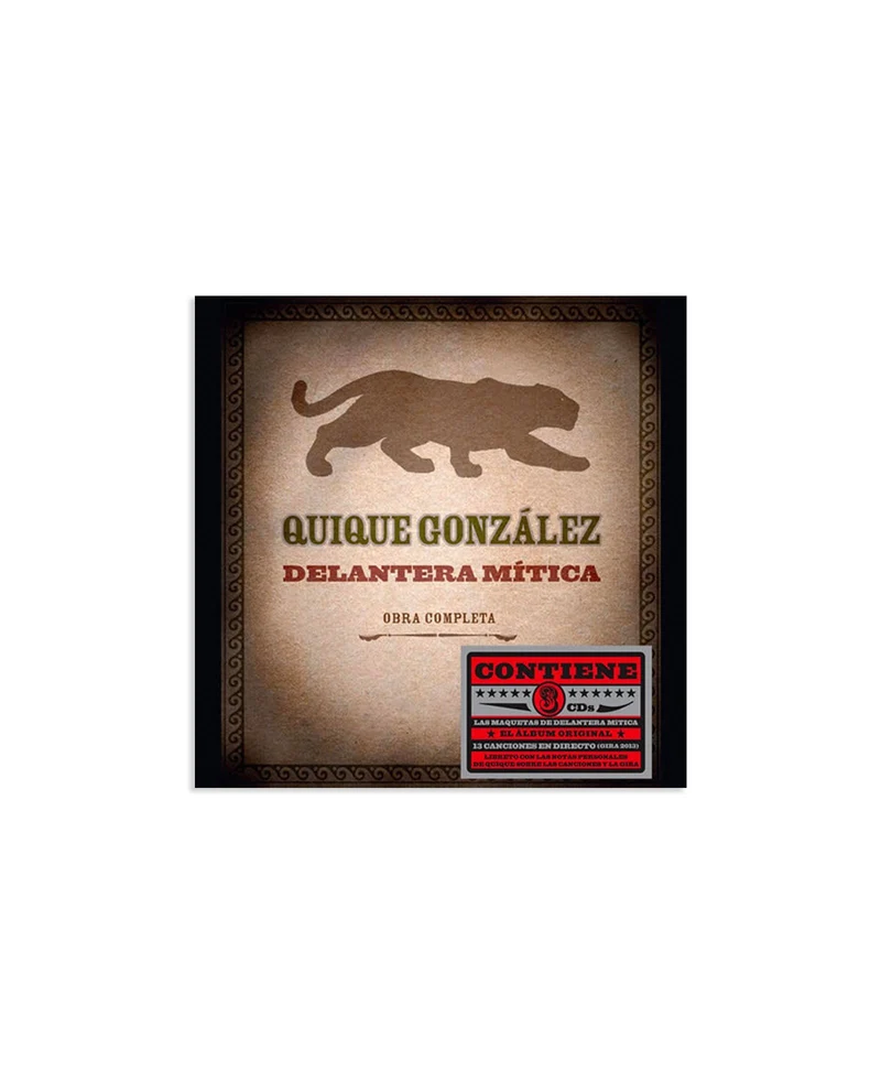 Quique Gonzalez - 3 CD "Delantera mítica" OBRA COMPLETA