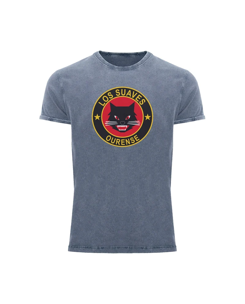 Los Suaves - Camiseta Denim "Logo" Unisex