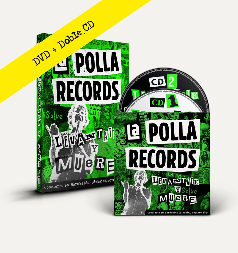 La Polla Records - Doble CD + DVD "Levántate y M*ere" - Música