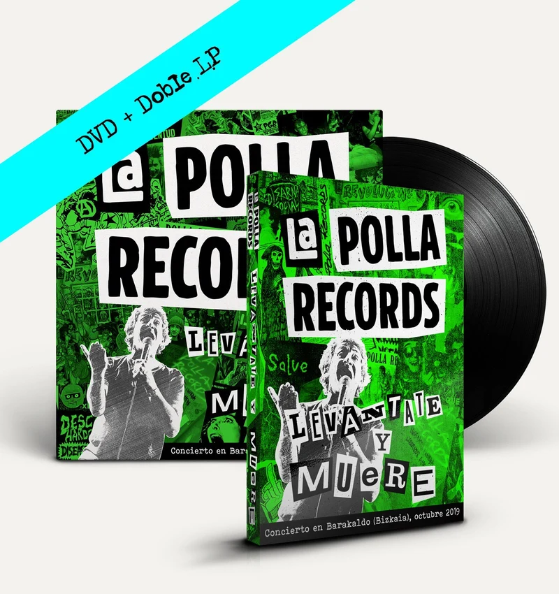 La Polla Records - Doble LP + DVD "Levántate y M*ere"