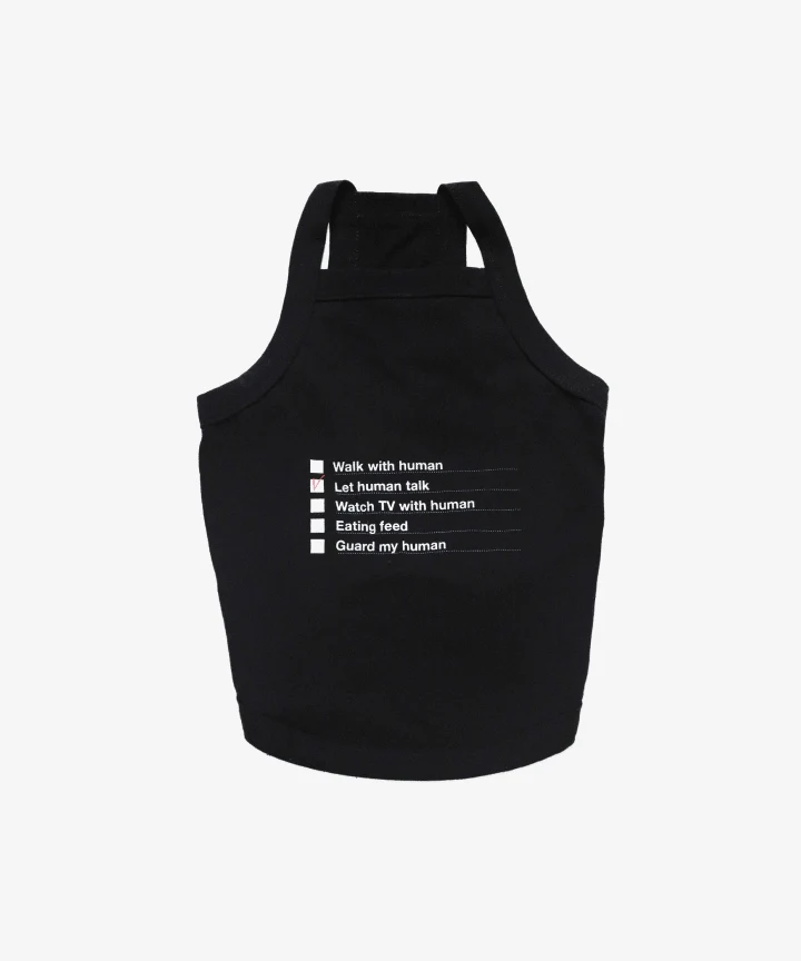 [BTS] V : Layover : Pet T-Shirt (Checklist - Black)
