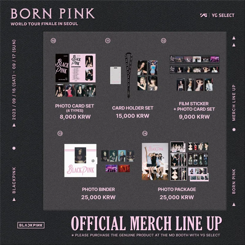 [BLACKPINK] Born Pink World Tour Finale In Seoul MD