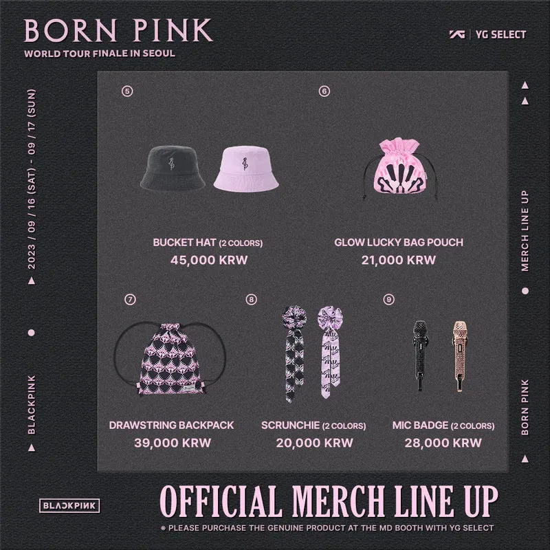 [BLACKPINK] Born Pink World Tour Finale In Seoul MD