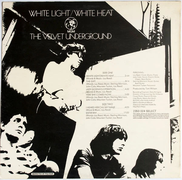 The Velvet Underground ‎| White Light/White Heat